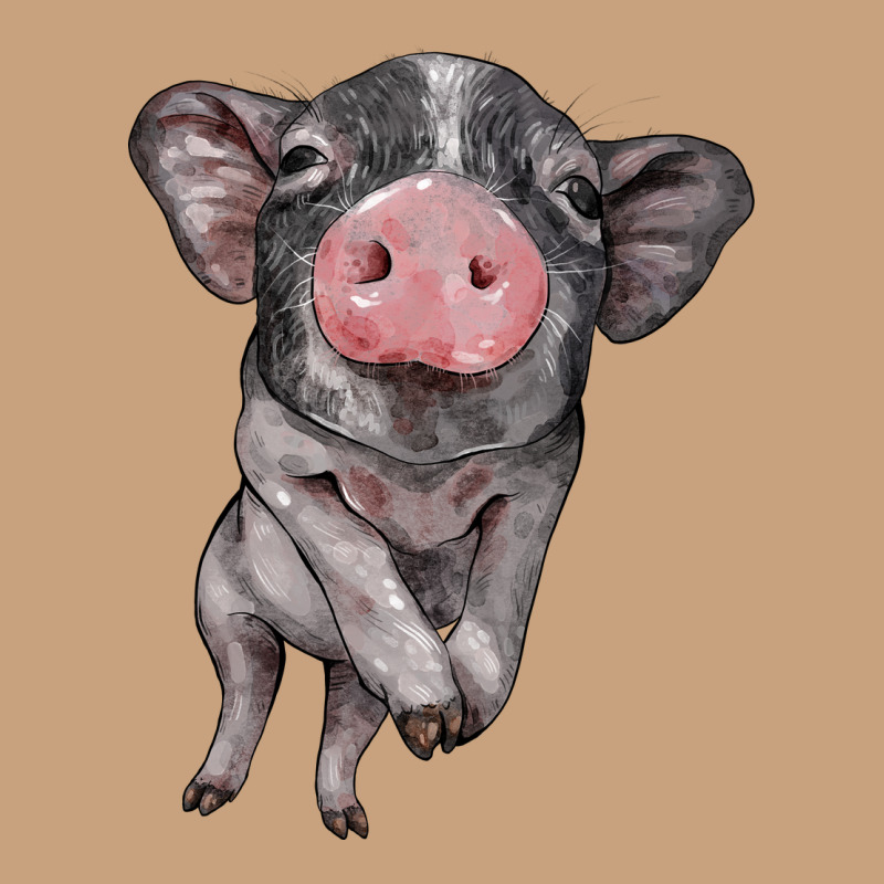 Baby Pig Vintage Tee by BarkalooDesign | Teevron