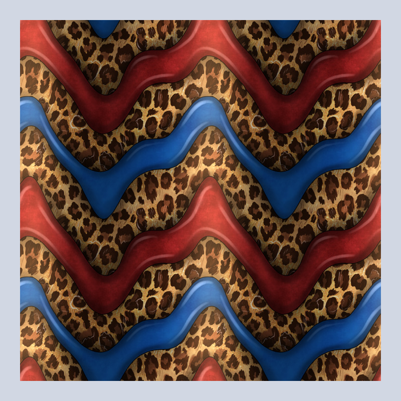 Leopard 4th Of July Seamless Pattern Premium Sweatshirt by BundleAndBundleShop | Teevron