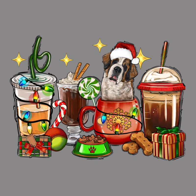 Christmas Coffee Cups With Saint Bernard Vintage Tee by RanaPortraitStore | Teevron