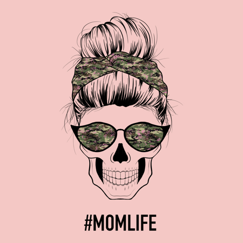 Feminine Camouflage Patterned Mom Skull Urban Heavy Tee by Bettercallsaul | Teevron