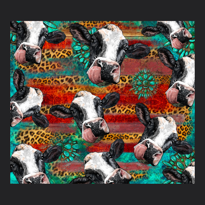 Holstein Cows With Gemstone Vintage Tee by BarkalooDesign | Teevron