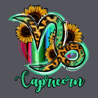 Capricorn Zodiac Sign Sunflower Leopard Serape Vintage Hoodie | Teevron
