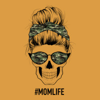 Camouflage Pattern Mom Skull Urban Heavy Tee | Teevron