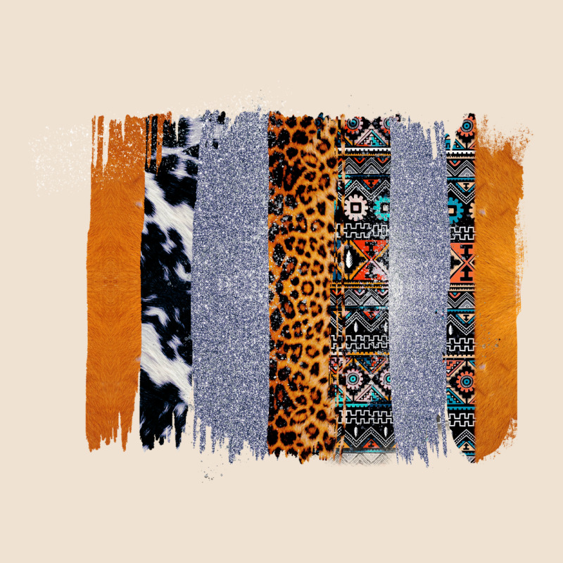 Western Cowhide Glitter Aztec Leopard Pattern Brushstroke Urban Heavy Tee by Bettercallsaul | Teevron