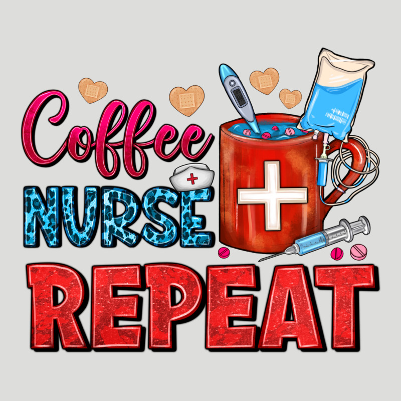 Coffee Nurse Repeat Zipper Hoodie by FaDigitalArtStudio | Teevron