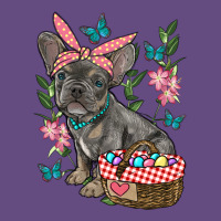 Easter French Bulldog Vintage Hoodie | Teevron