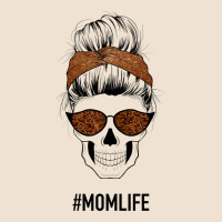 Brown Glitter, Western Vintage Patterned Mom Skull Urban Heavy Tee | Teevron