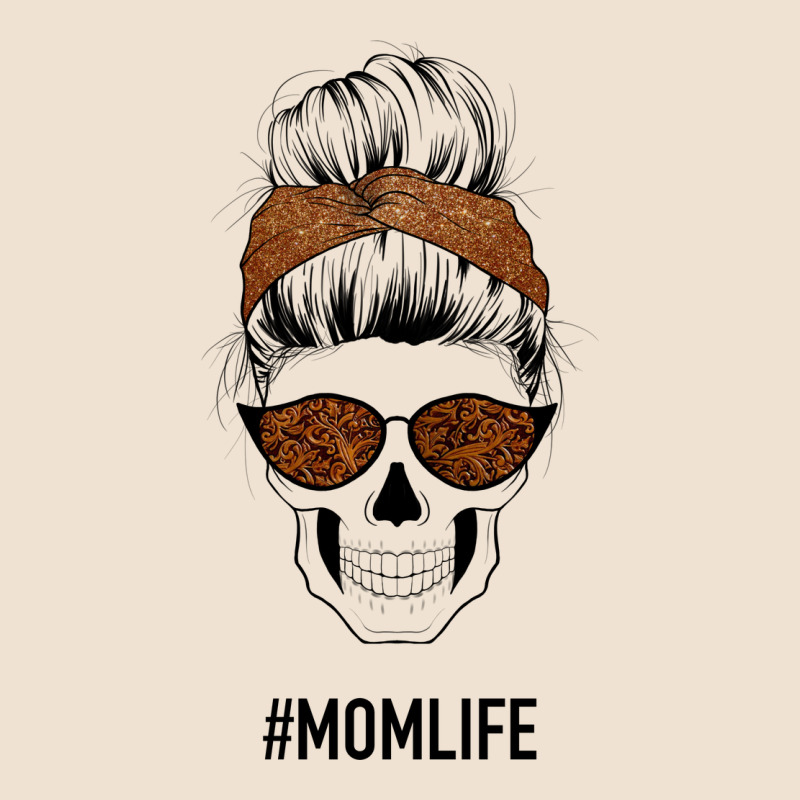Brown Glitter, Western Vintage Patterned Mom Skull Urban Heavy Tee by Bettercallsaul | Teevron