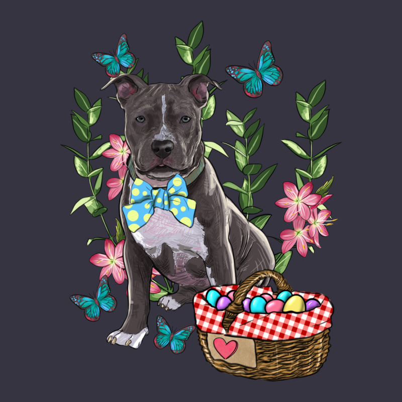 Easter Pitbull Vintage Hoodie by RanaPortraitStore | Teevron
