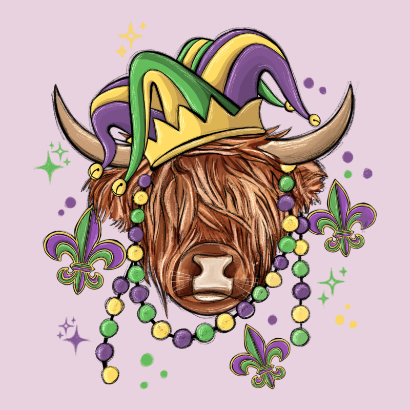 Mardi Gras Cow Ladies Tee by MaliasSmallBusiness | Teevron