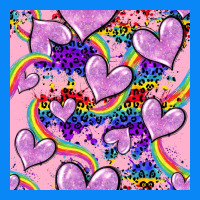 Pride Heart Seamless Pattern Zipper Hoodie | Teevron