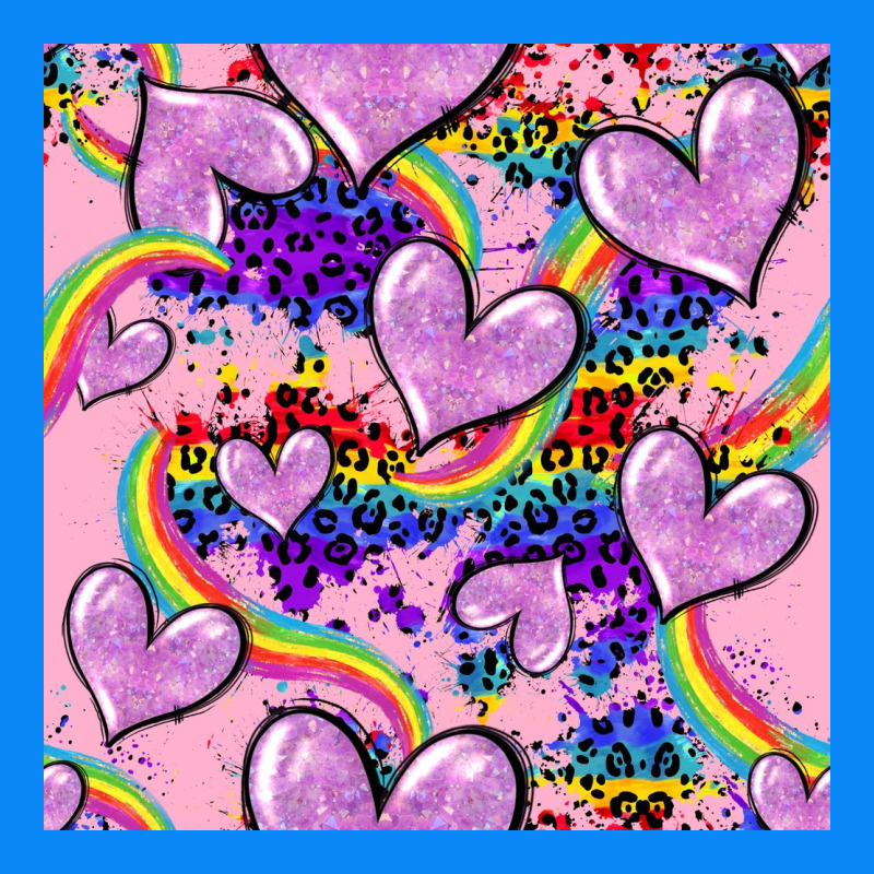 Pride Heart Seamless Pattern Zipper Hoodie by FaDigitalArtStudio | Teevron