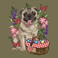 Easter Pug Vintage Hoodie | Teevron