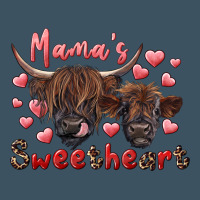 Mama's Sweetheart Highland Cow And Calf Urban Heavy Tee | Teevron