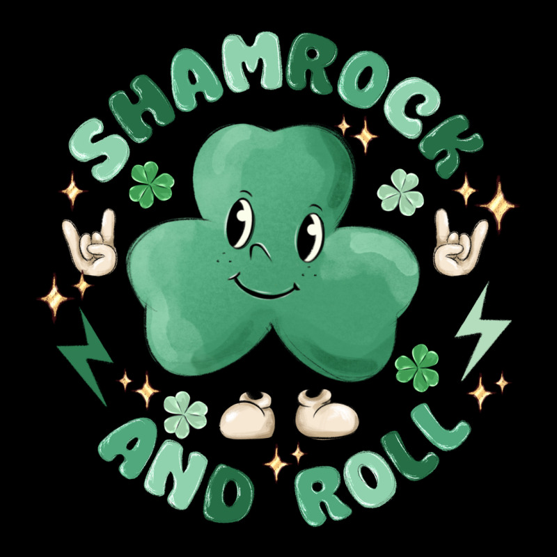 Shamrock And Roll Heavy Core Tee by MaliasSmallBusiness | Teevron