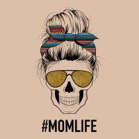 Western Glitter Aztec Patterned Mom Skull Urban Heavy Tee | Teevron