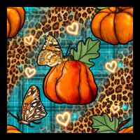 Pumpkin And Butterfly Seamless Pattern Premium Sweatshirt | Teevron