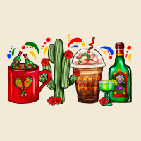 Mexico Coffee Cups With Cactus And Tequila Bottle Premium Hoodie | Teevron