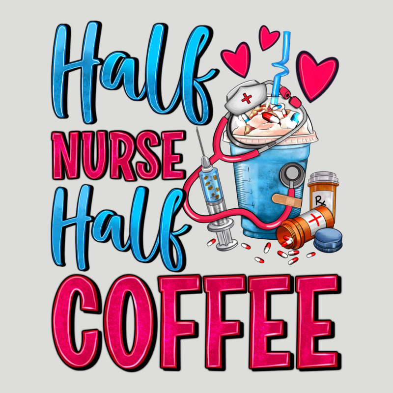 Half Nurse Half Coffee Zipper Hoodie by FaDigitalArtStudio | Teevron