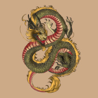 Green And Yellow Dragon Vintage Hoodie | Teevron