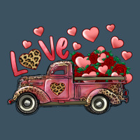 Love Truck With Roses And Leopard Urban Heavy Tee | Teevron