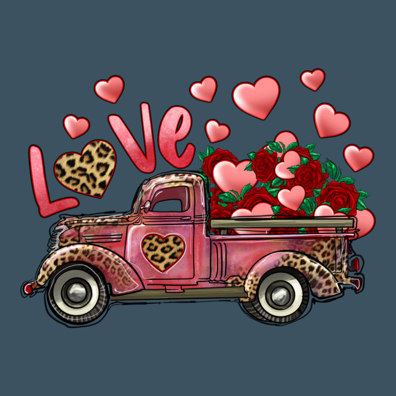 Love Truck With Roses And Leopard Urban Heavy Tee by RanaPortraitStore | Teevron