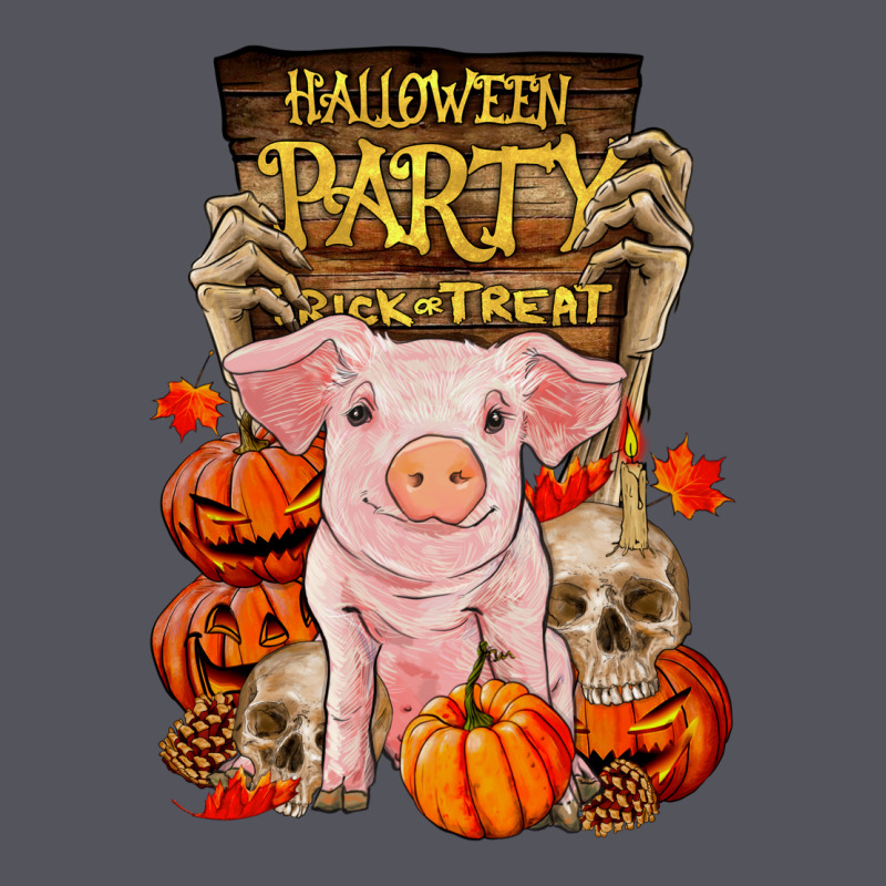 Halloween Party Pig Vintage Hoodie by RanaPortraitStore | Teevron