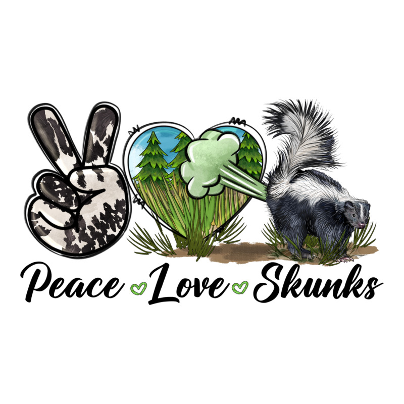 Peace Love Skunks Classic Tee by LillyAllenDesigns | Teevron