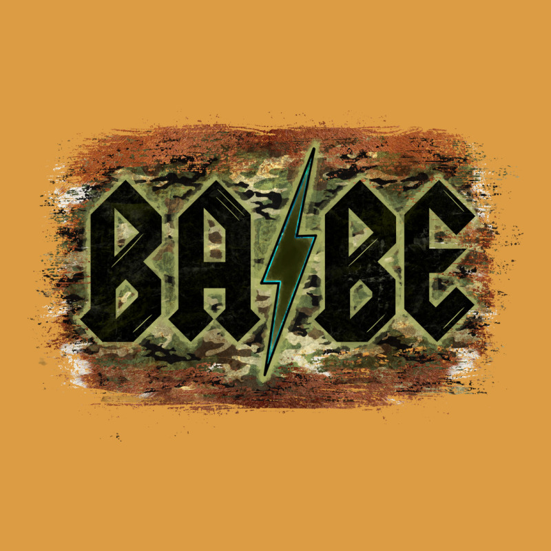 Camouflage Patterned Babe Tried Urban Heavy Tee by Bettercallsaul | Teevron