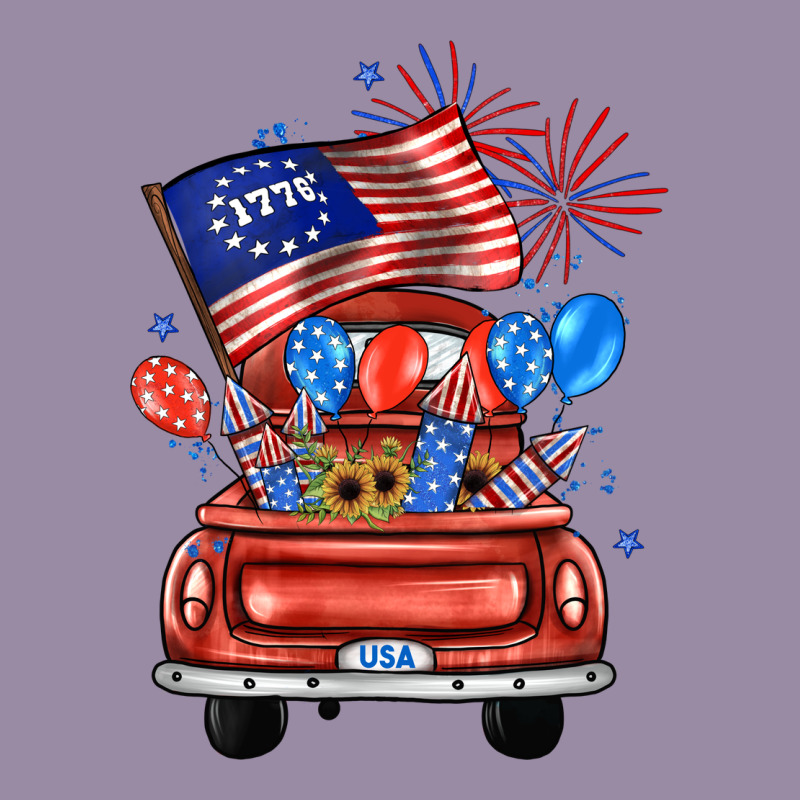 Farm Truck,america Flag Classic Tee by JahusDesignShop | Teevron