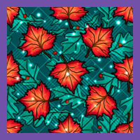 Fall Leaves Seamless Pattern Premium Sweatshirt | Teevron