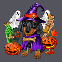 Halloween Dachshund Puppy Dog Vintage Hoodie | Teevron