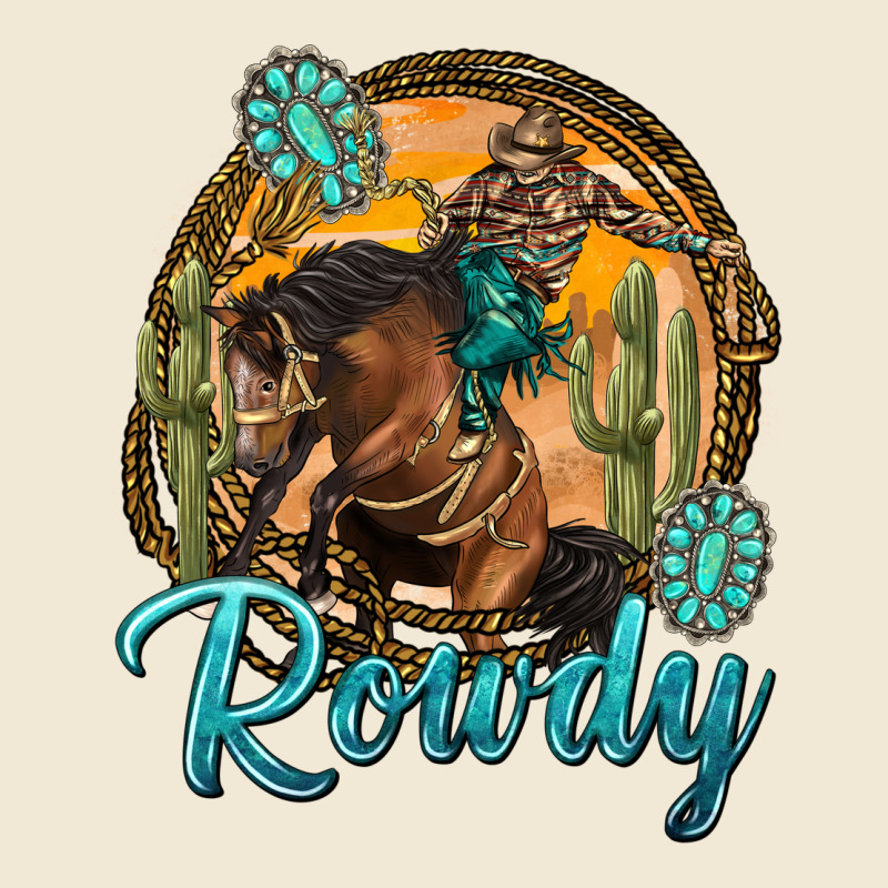 Western Rowdy Premium Tee by NancyCooperArtShop | Teevron