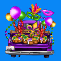Mardi Gras Farm Truck Back View Zipper Hoodie | Teevron