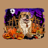 Halloween English Bulldog Vintage Hoodie | Teevron