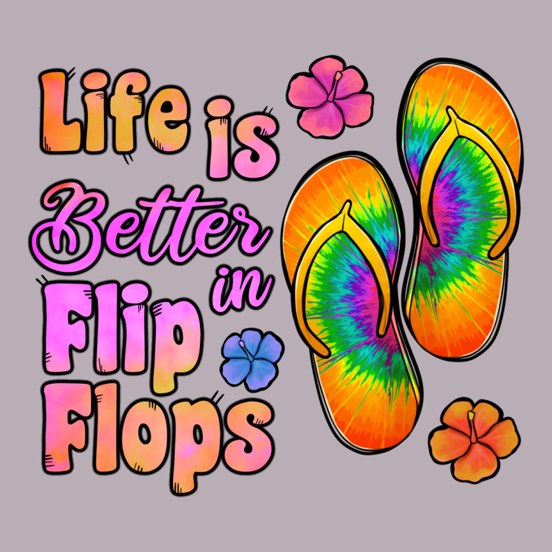 Life Is Better In Flip Flops Vintage Tee by Jasminsmagicworld | Teevron