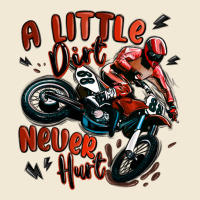 A Little Dirt Never Hurt Dirt Bike Ladies Tee | Teevron