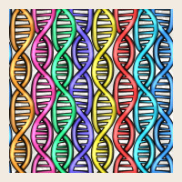 Dna Seamless Pattern Premium Sweatshirt | Teevron