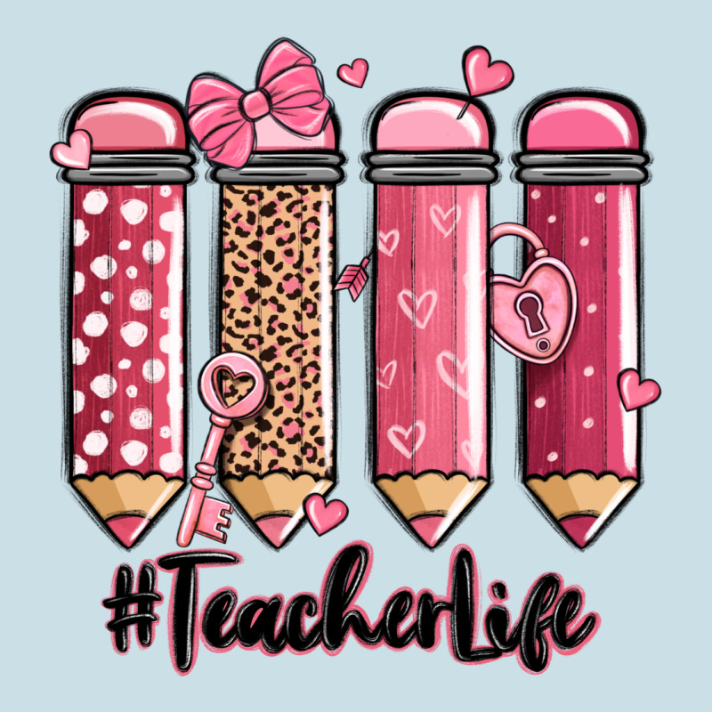 Valentine's Day Teacher Life Pencils Ladies Tee by MaliasSmallBusiness | Teevron