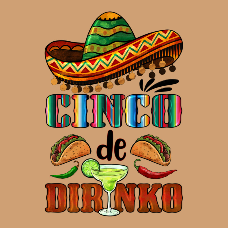 Cinco De Dirinko Sombrero Vintage Tee by BarkalooDesign | Teevron