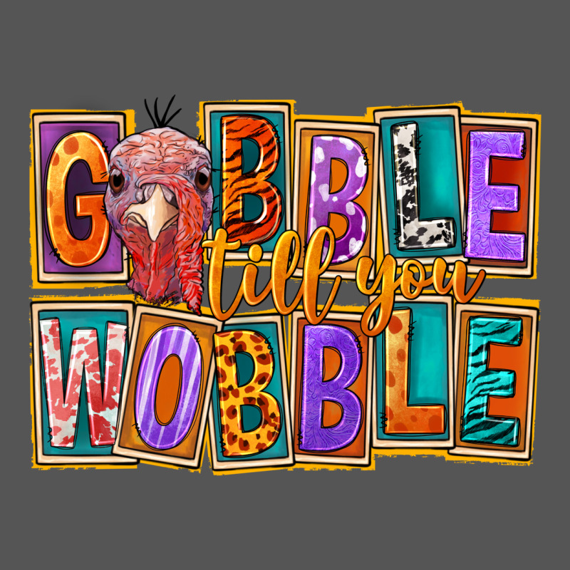 Gobble Till You Wobble Zipper Hoodie by FaDigitalArtStudio | Teevron