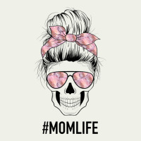Pink Flower Mom Skull Urban Heavy Tee | Teevron