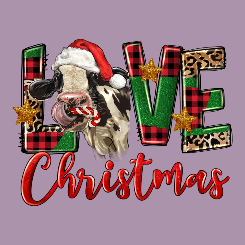 Love Christmas Holstein Heifer Heavyweight Hoodie by FaDigitalArtStudio | Teevron
