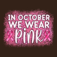 In October We Wear Pink Leopard Glitter Heavy Core Tee | Teevron