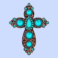 Gemstone Leopard Cross Urban Heavy Tee | Teevron