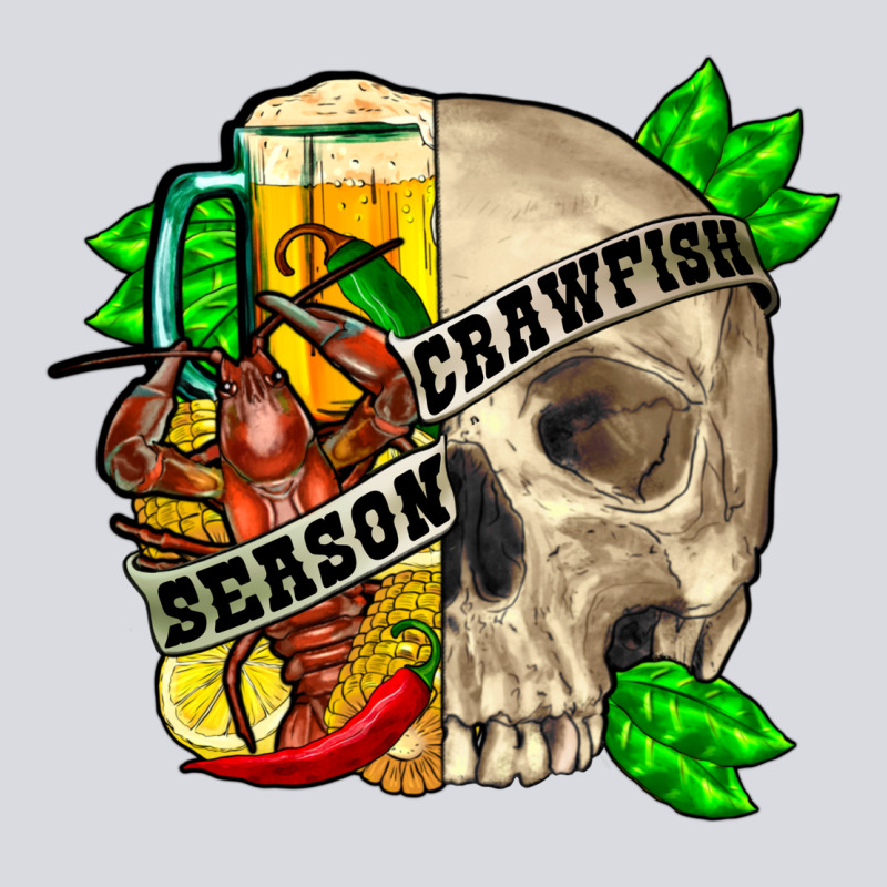 Skull Crawfish Season Zipper Hoodie by FaDigitalArtStudio | Teevron