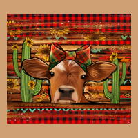 Western Christmas Cow Tumbler Vintage Tee | Teevron
