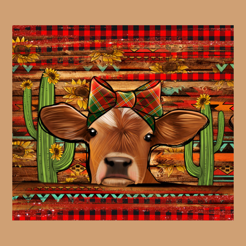 Western Christmas Cow Tumbler Vintage Tee by Jasminsmagicworld | Teevron