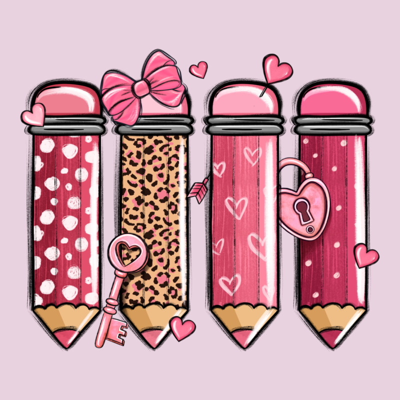 Valentine' Day Teacher School Pencils Ladies Tee by MaliasSmallBusiness | Teevron