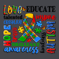Autism Awareness Typography Classic Tee | Teevron